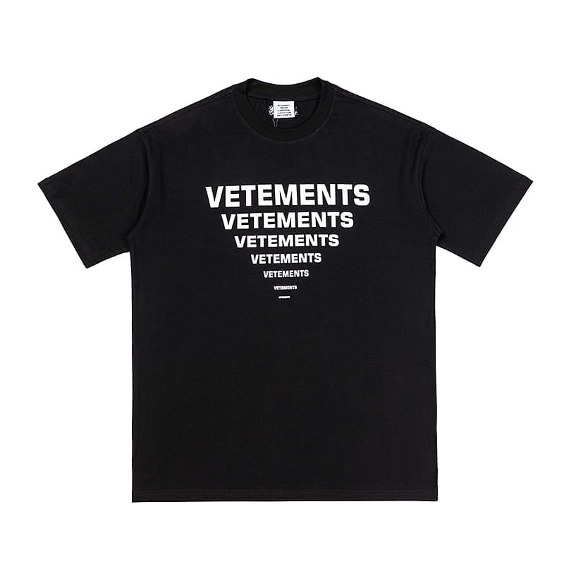 Vetements Letter Print Oversized Tee 2