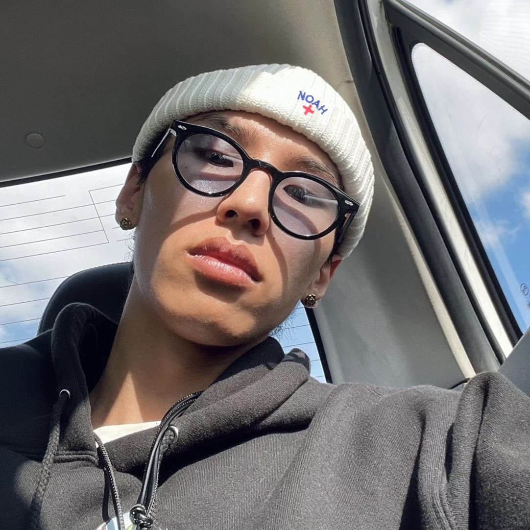 Noah Trach Cross Knitted Hat