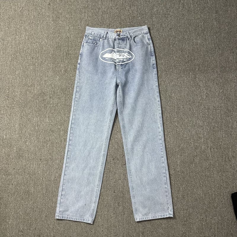 Corteiz Devil Island Printed Jeans