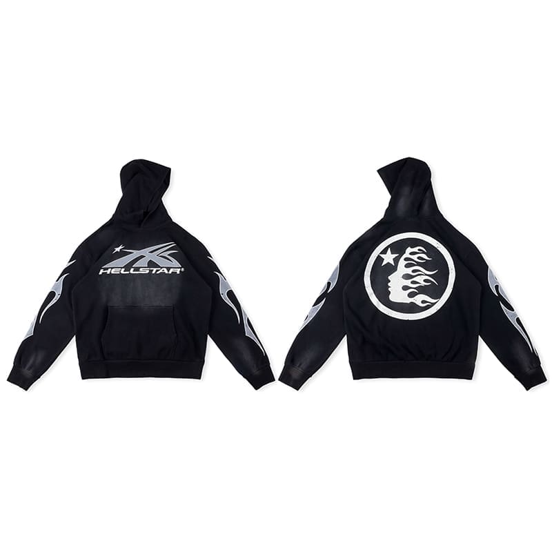 H*lst*r studios marble tie-dye hoodie