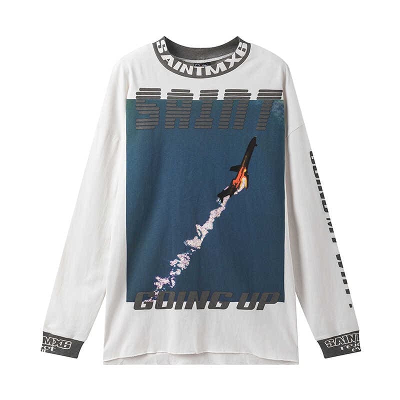 Saint Michael 24Ss Aircraft Illustration Tee