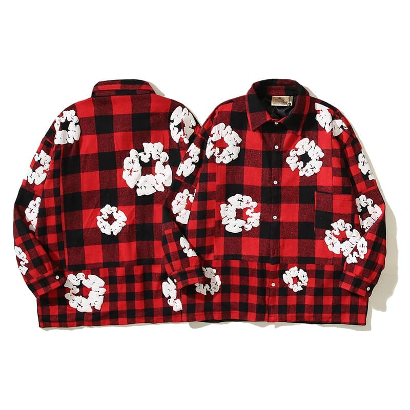 Denim Tears Readymade Embroidered Plaid Shirt