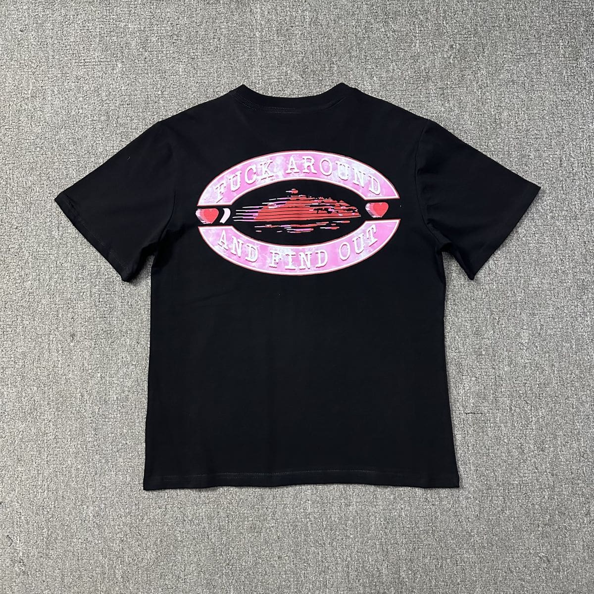 Corteiz Devil Island Letter Print Retro Casual Couple T-Shirt