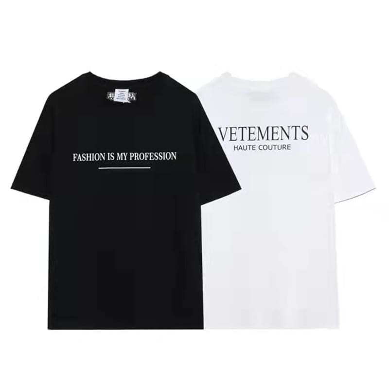 Vetements Letter Printed Oversized Tee