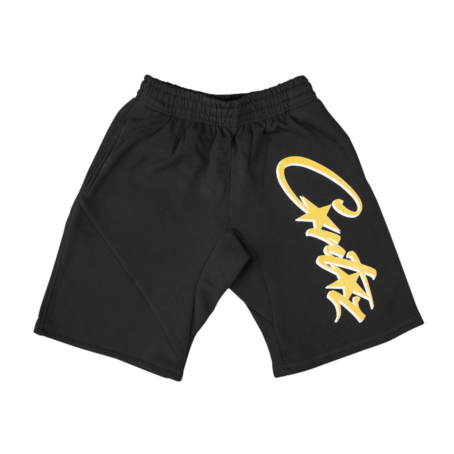 Corteiz Style Hip Hop Print Knitted Shorts