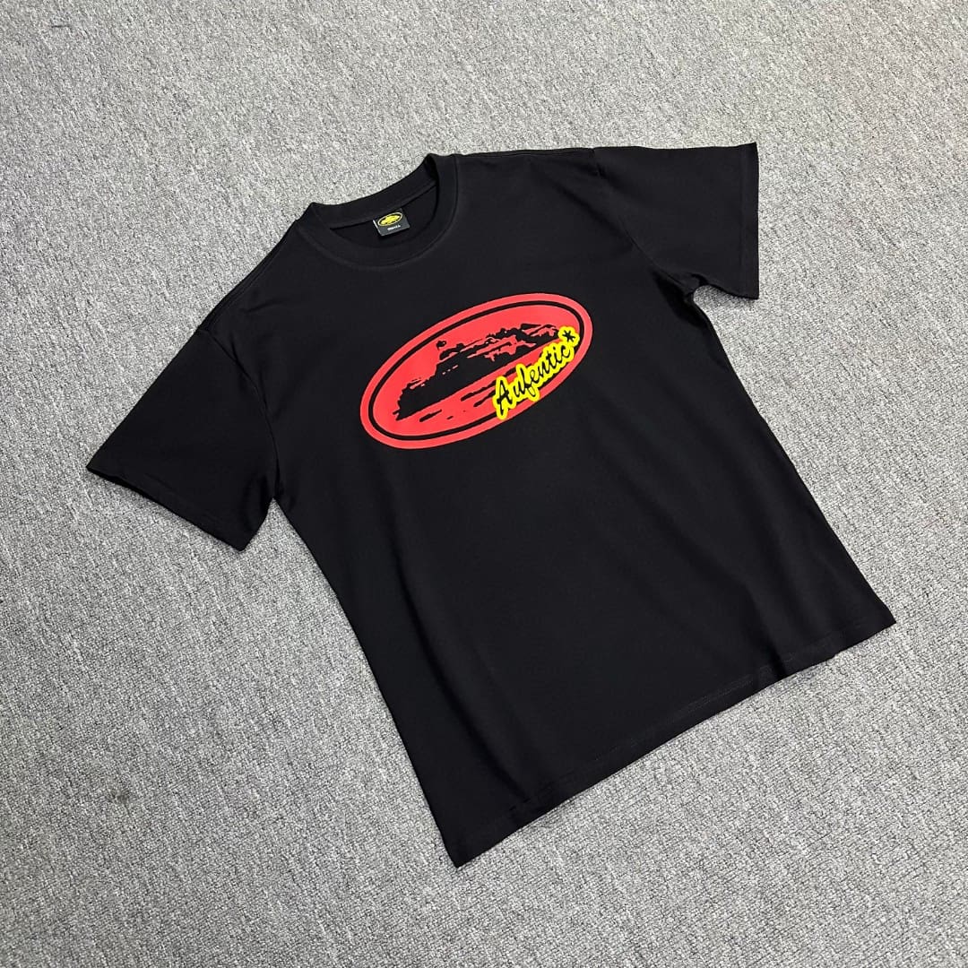 Corteiz Artillery Fun Pattern Letter Print T-Shirt Hip Hop Style