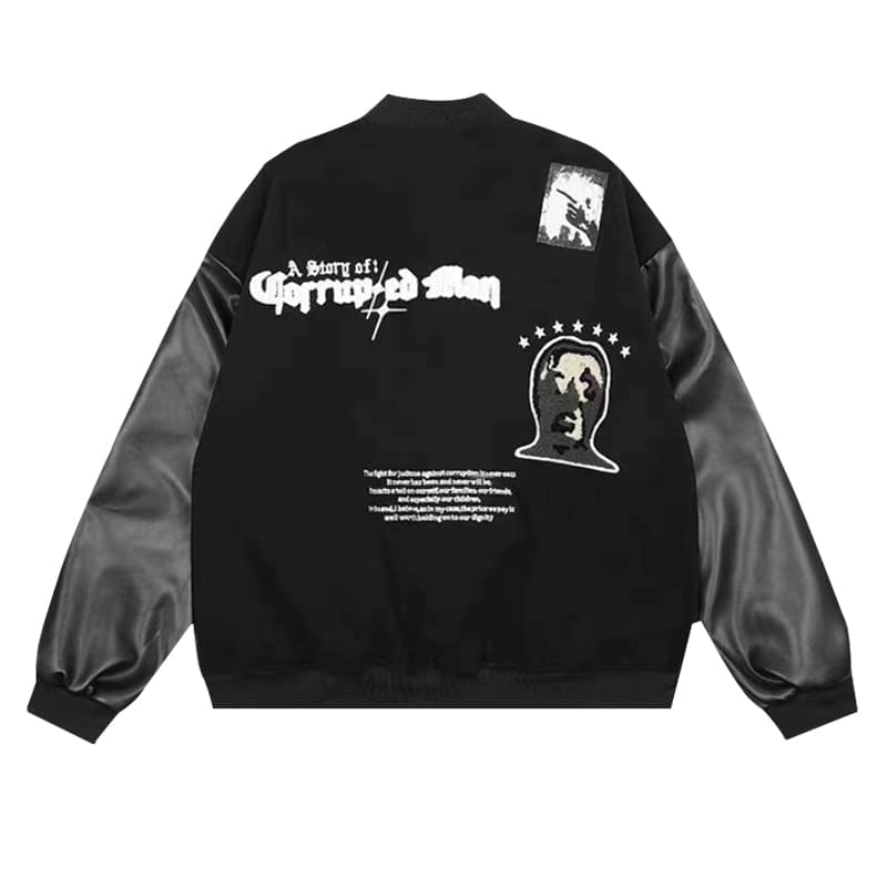 Grailz Talk Baseball Uniform Jacket