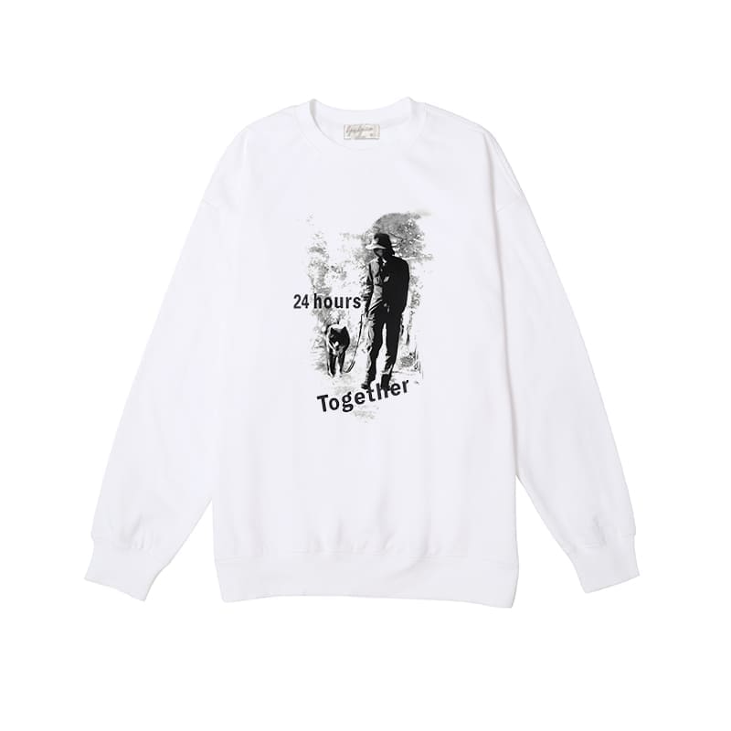 Yohji Yamamoto Abstract Character Hoodie