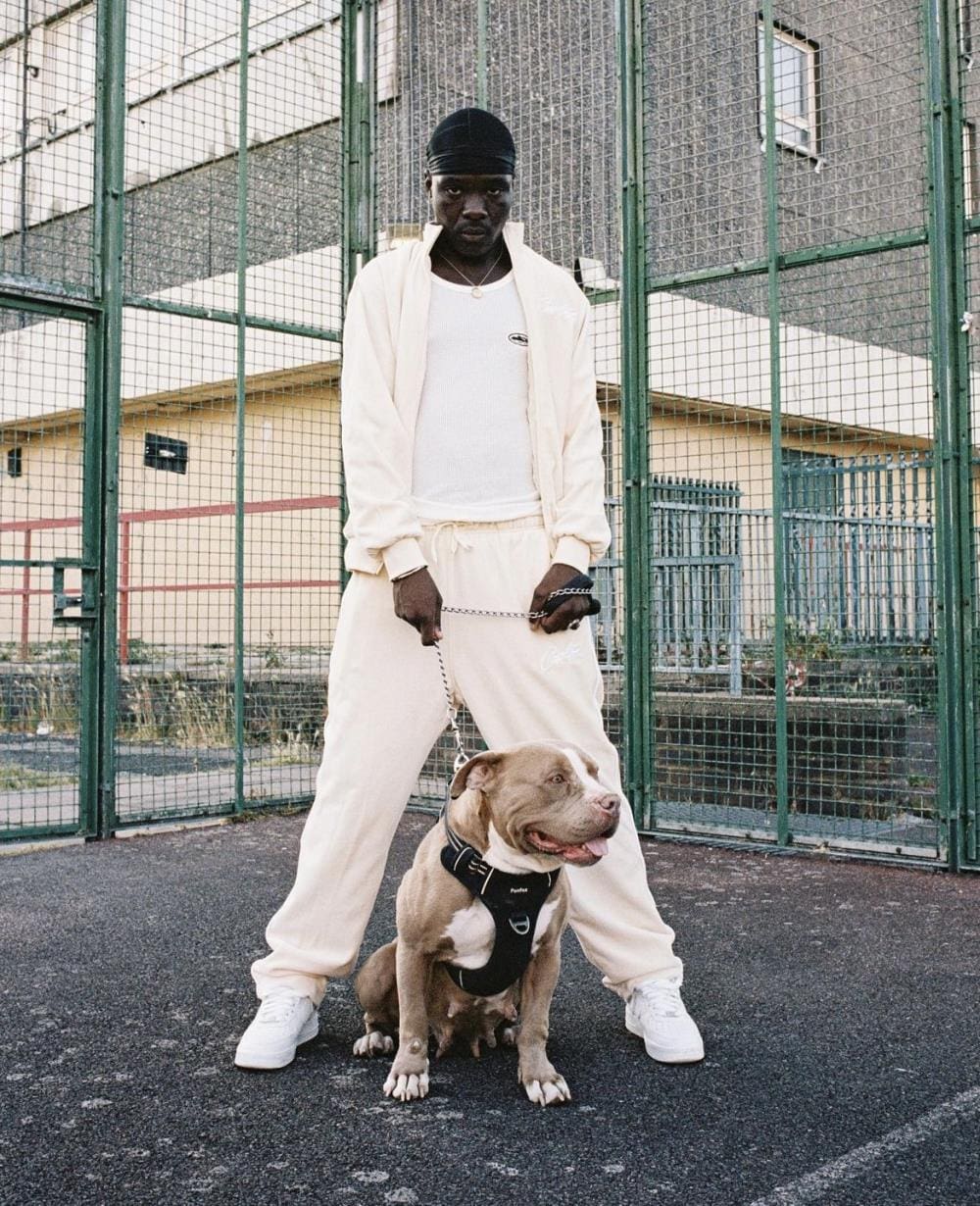 Corteiz Velvet Zipper Coat Set