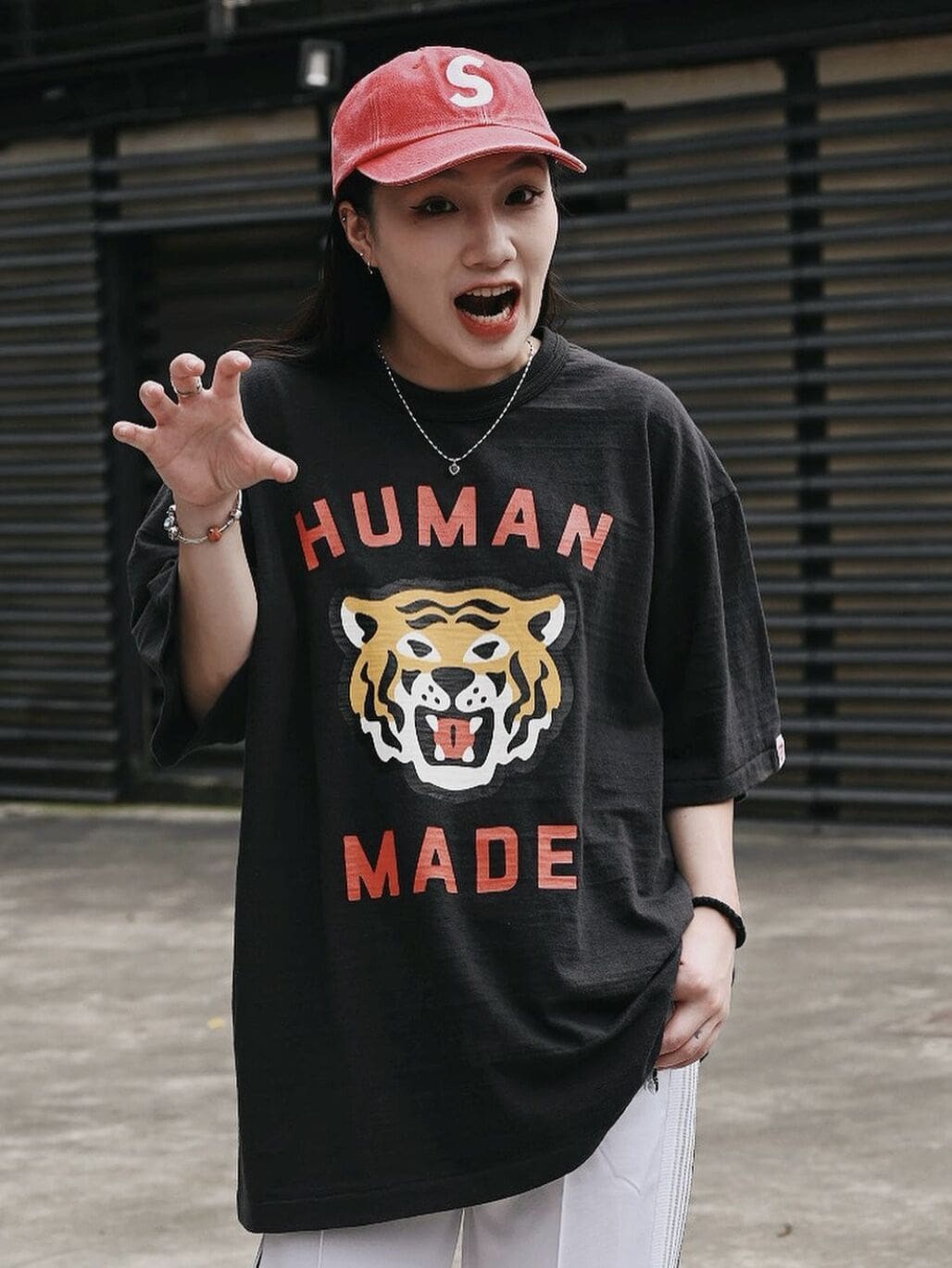 Hvm*n M*de small tiger head tee