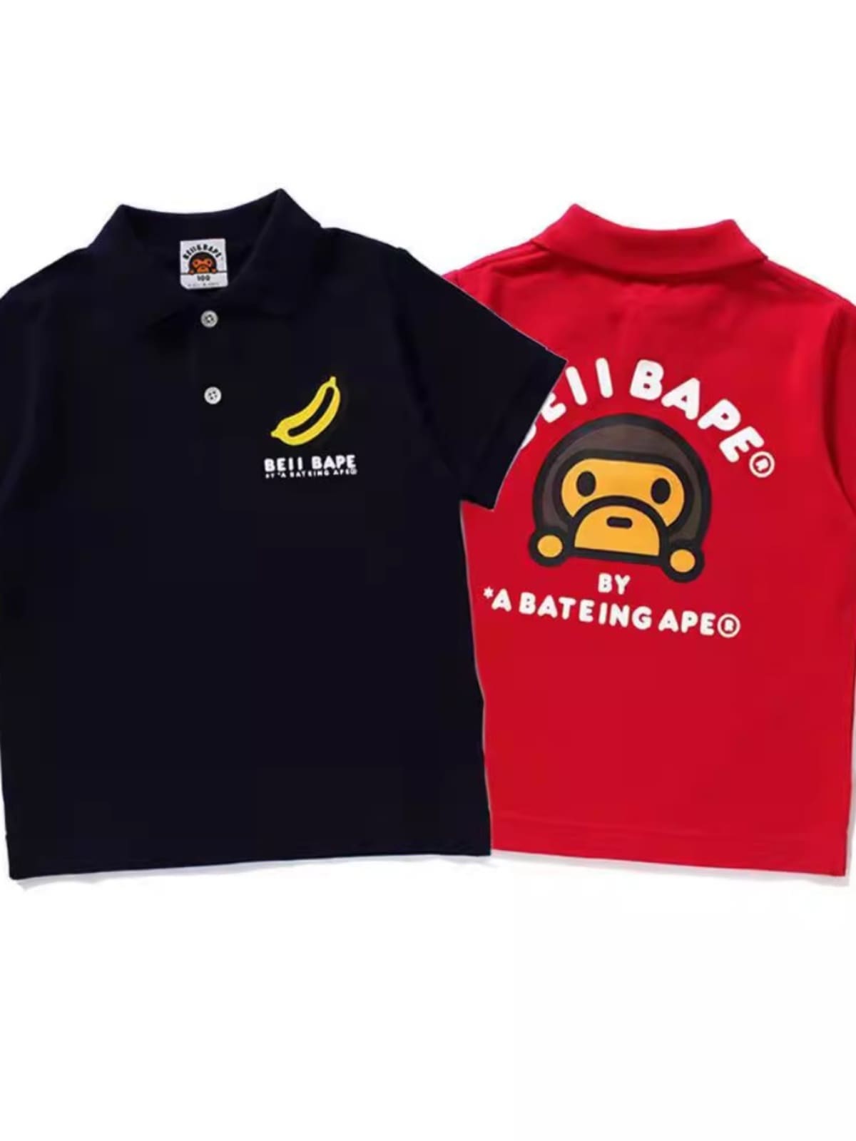 Bape Children’S T-Shirt Summer Banana Polo