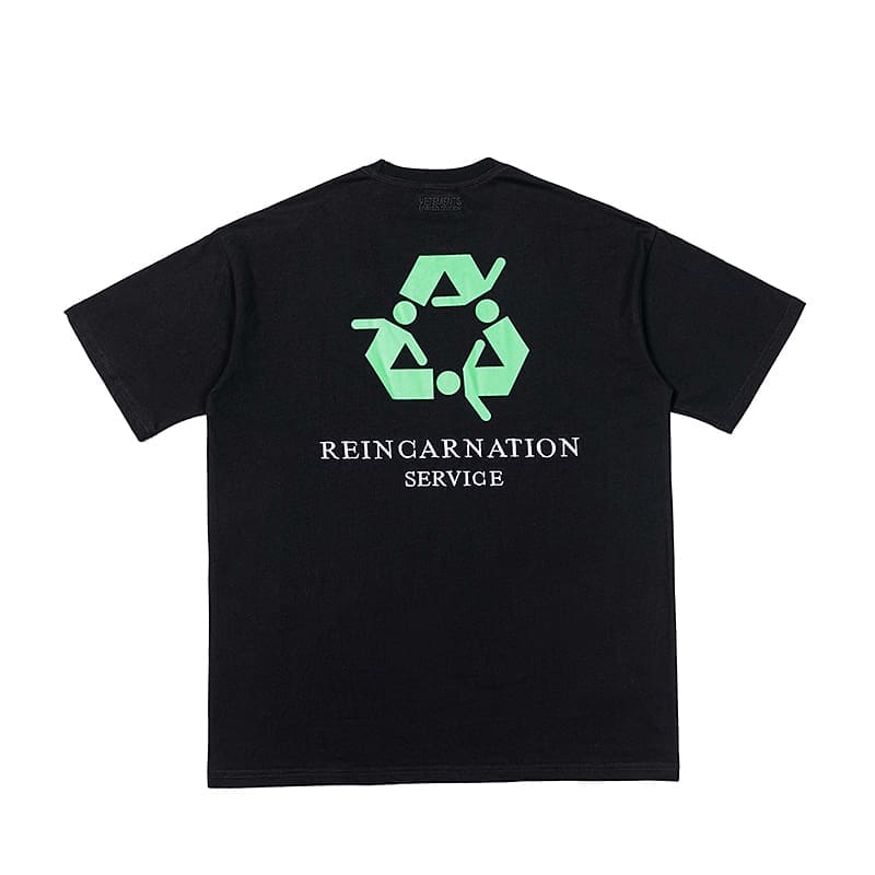 Vetements Letter Print Oversized Tee