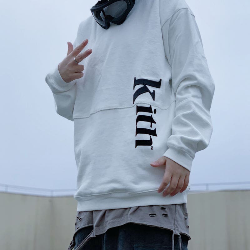 Kith19Aw Thickened Round-Neck Sweater
