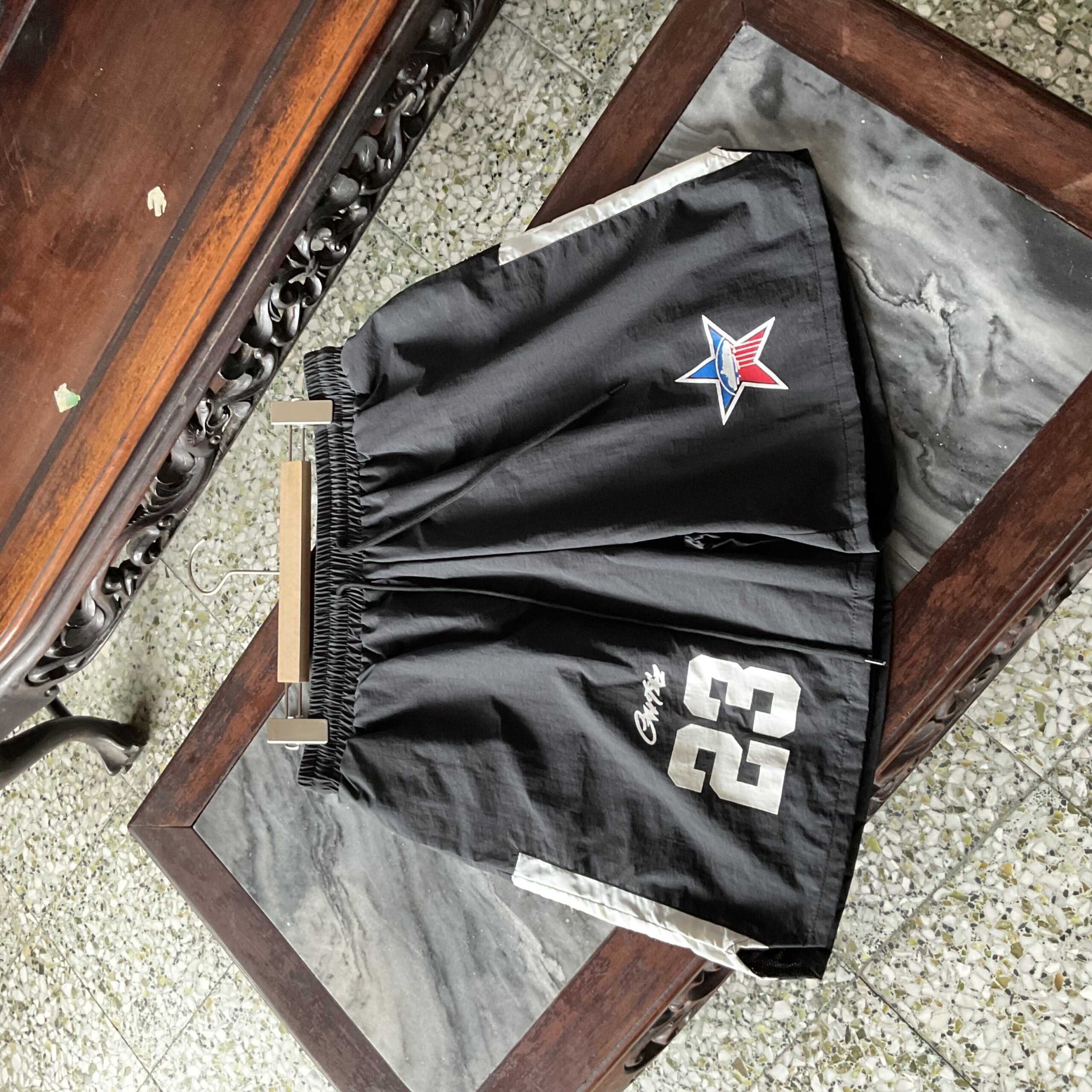 Corteiz Devil Island Letter Logo Shorts Summer Sports Casual Pants