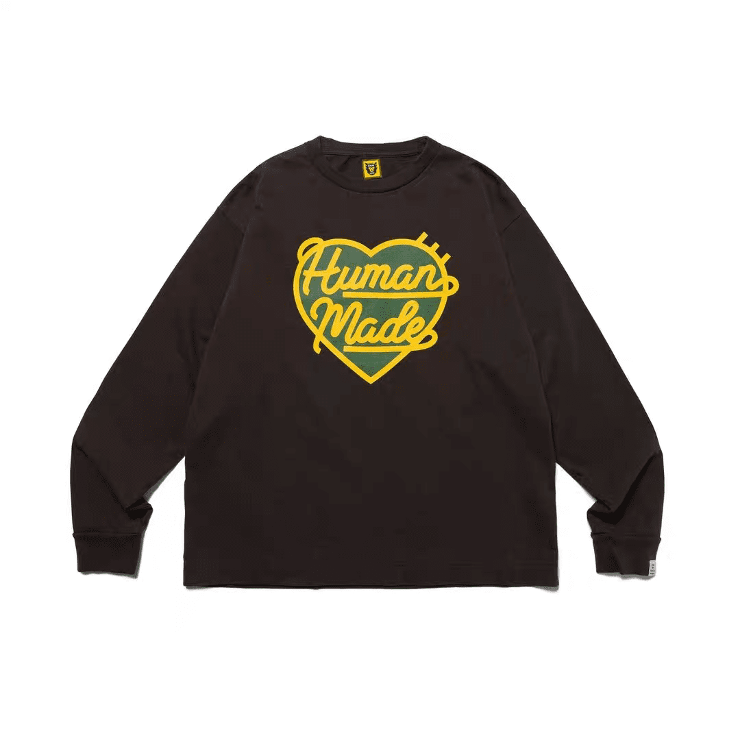 Hvm*n M*de graphic ls t-shirt