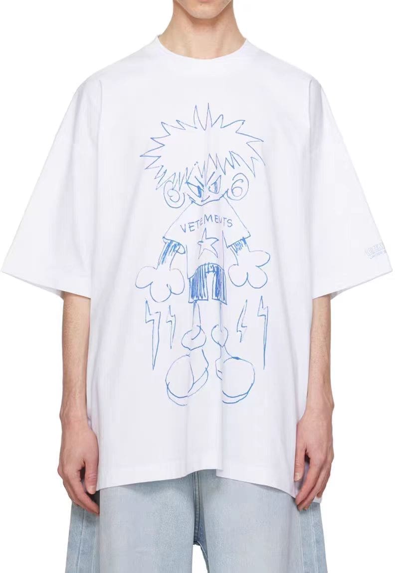 Vetements Fresh Cool Funny Tee