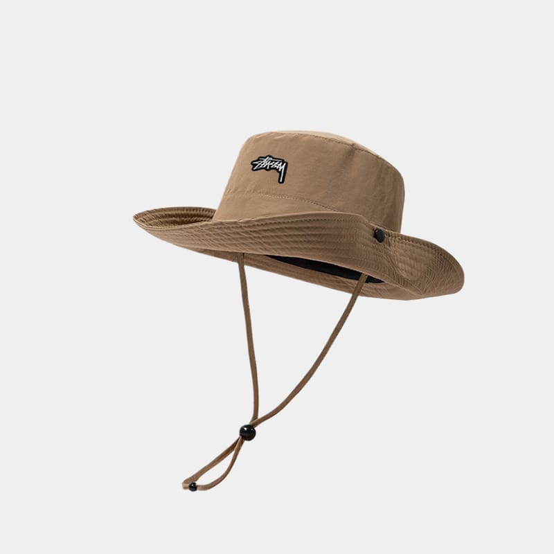 Stussy Outdoor Quick-Drying Bucket Hat Summer Sun Hat for Women