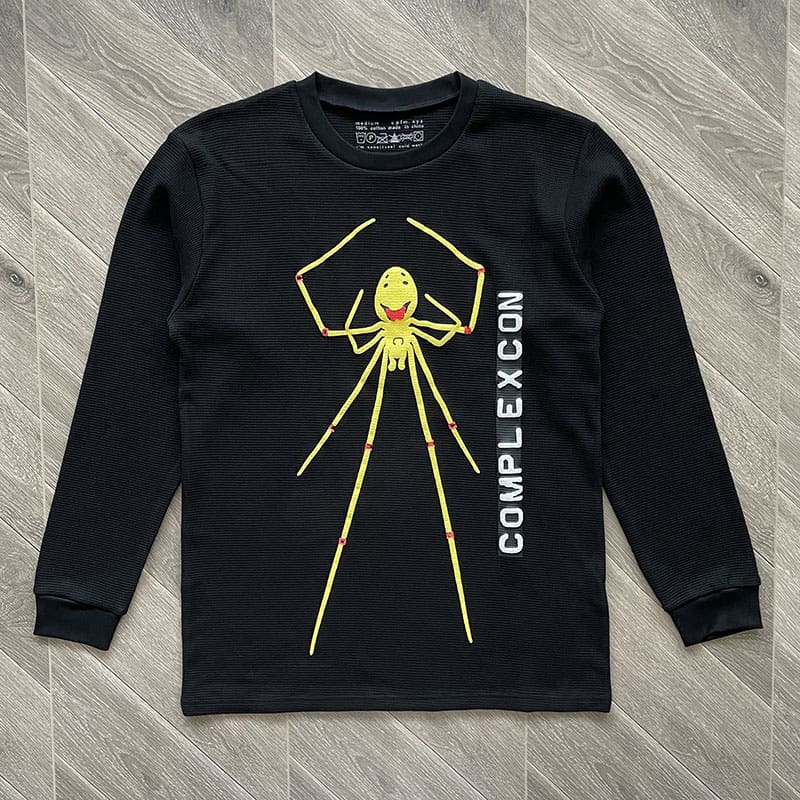 cpfm.xyz splash-ink smiley F**e spider tee