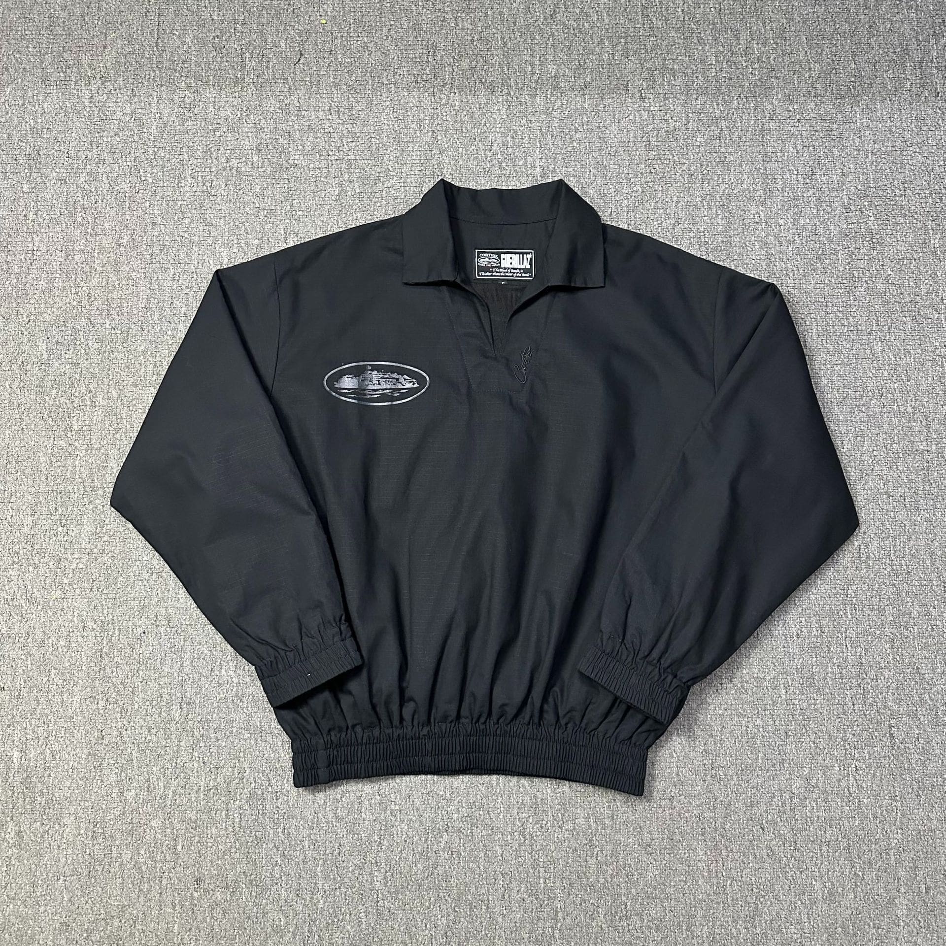 Maychao Corteiz Devil Island Drawstring Shorts