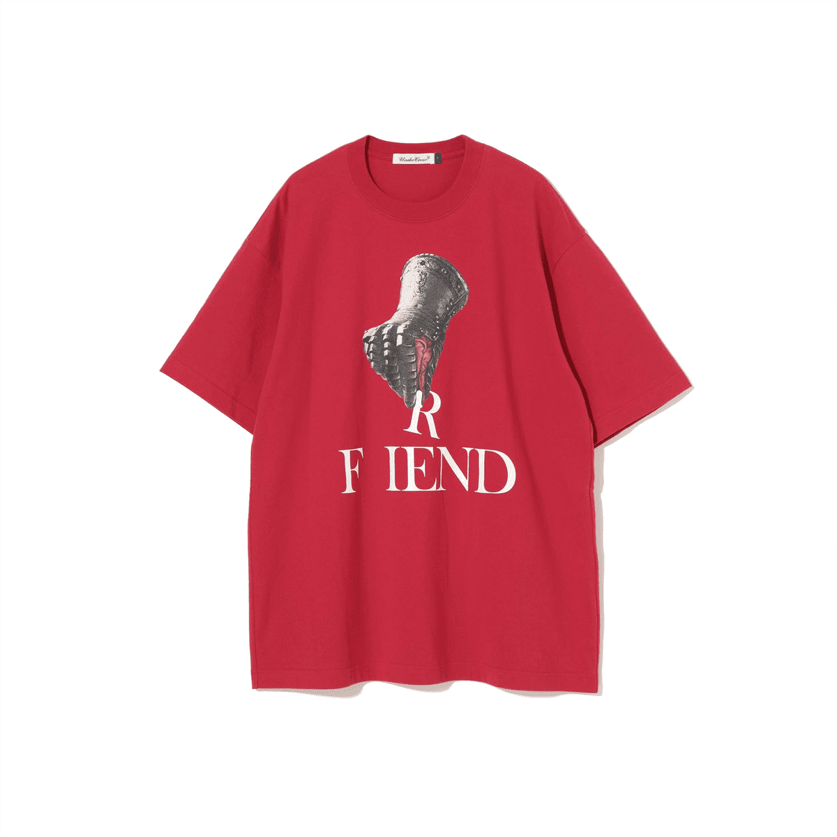 Undercover Retro Washed Friend Print Loose T-Shirt for Men and Women