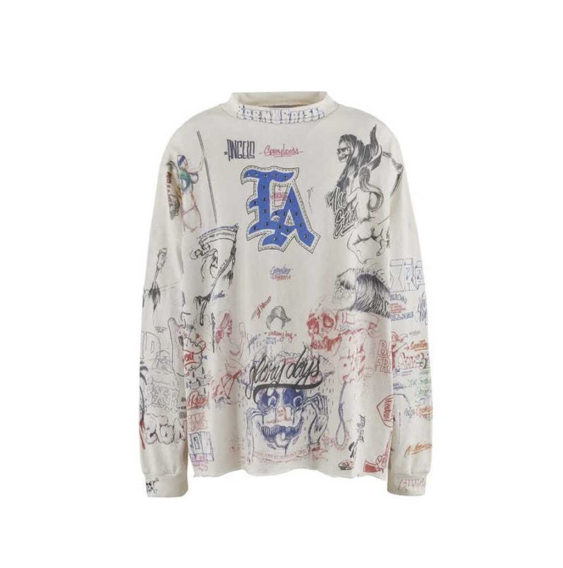 Saint Michael X Born X Raised Rhinestone Tee