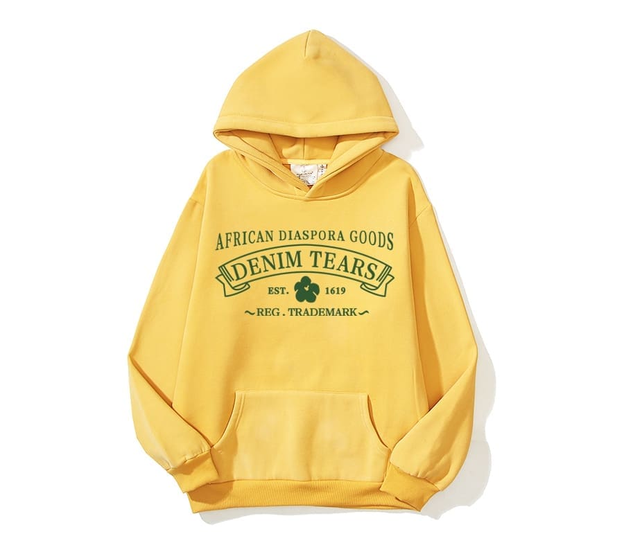 Denim Tears Kapok Basic Letter Print Hoodie