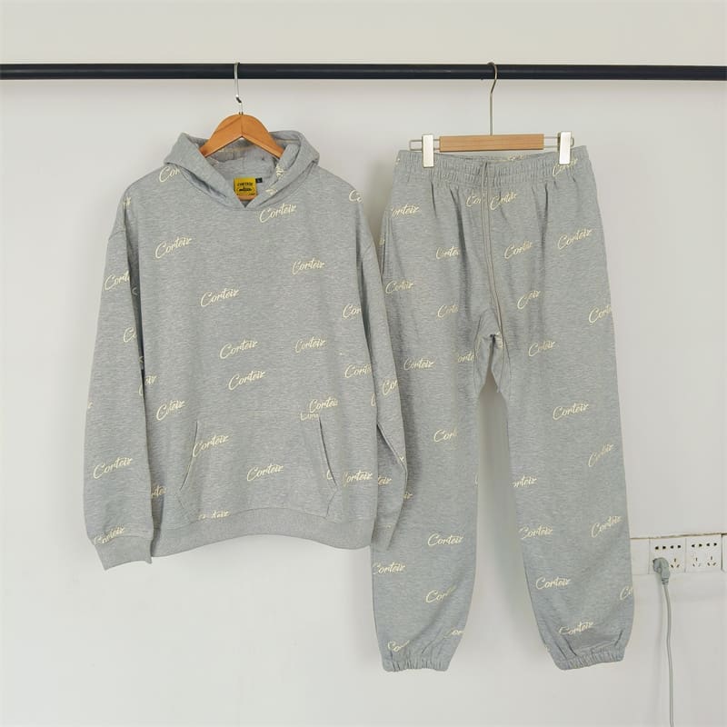 Corteiz Devil Island Over Printed Letter Hoodie