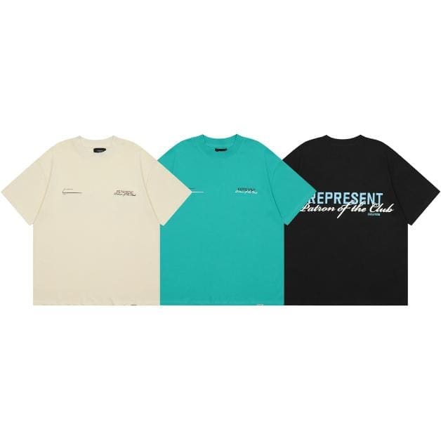 Represent London Slogan Print High Street Loose T-Shirt for Men and Women