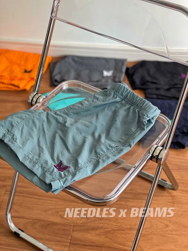 Needles Butterfly Embroidery Shorts