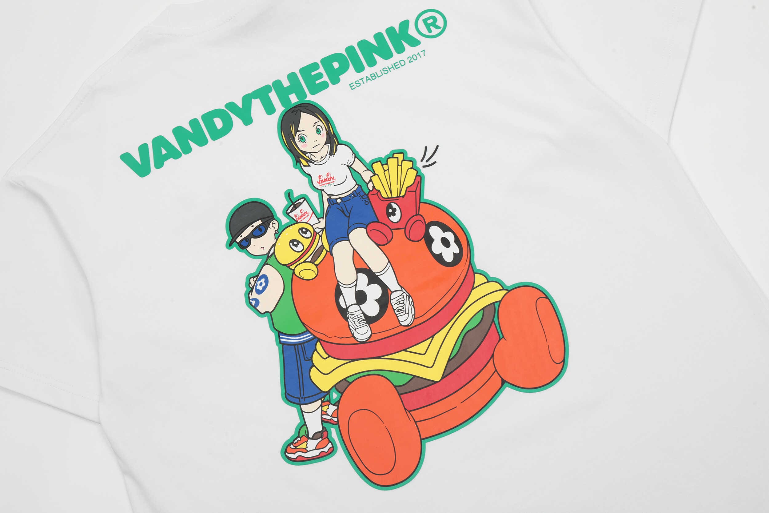 Vandythepink Fun Letter Print Tee