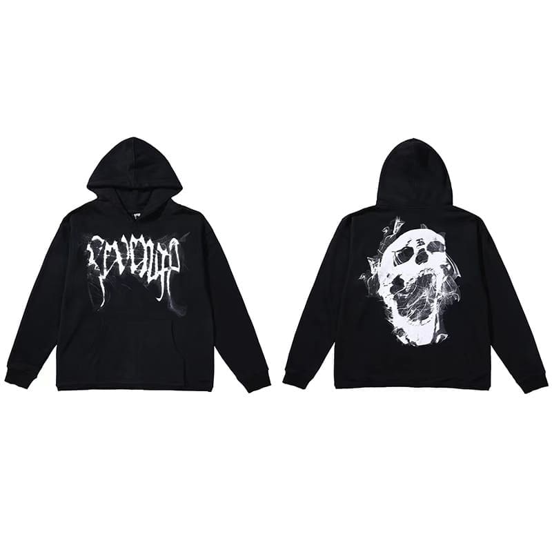 Revenge Keel Smoke Skull Hoodie
