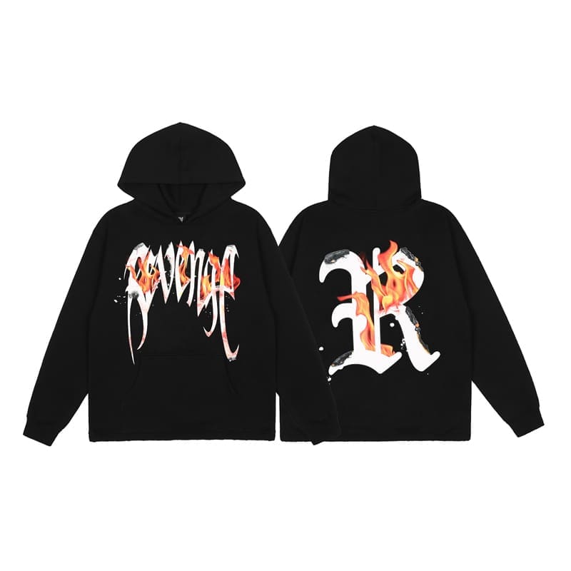 Revenge Embroidered Keel Smoke Hoodie