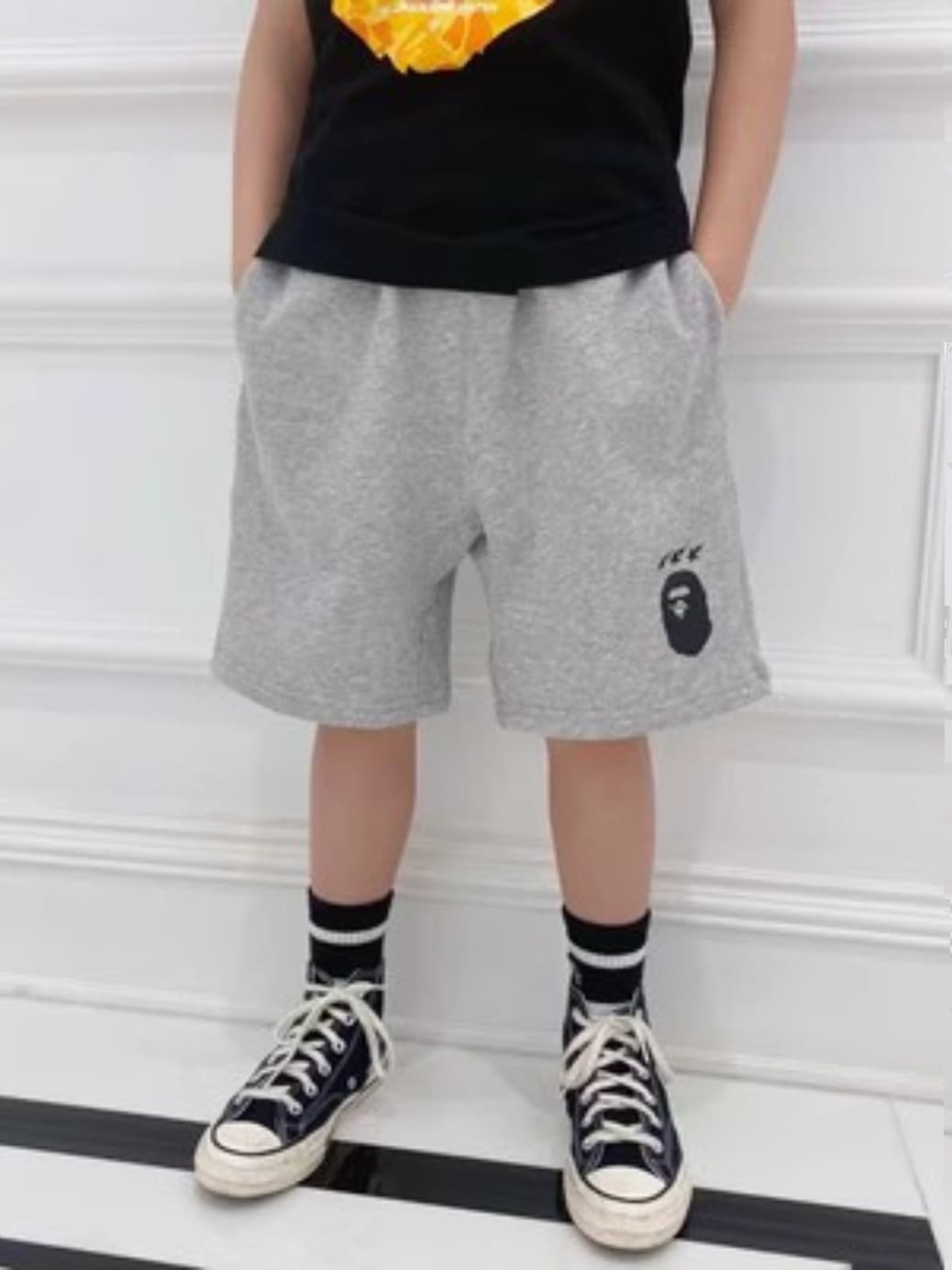 Bape Children’S Cotton Track Pants