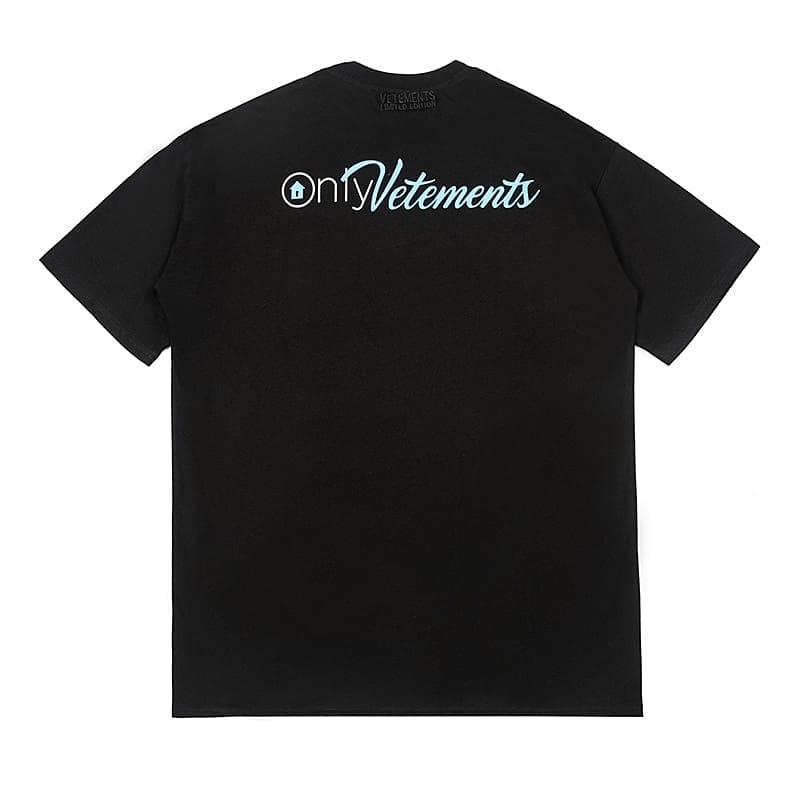 Vetements Letter Print Oversized Tee