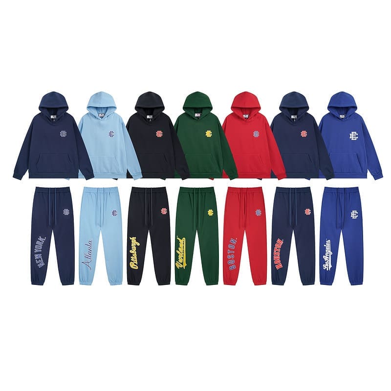 Eric Emanuel Retro High Street Hooded Sweater with Ankle Banded Pants