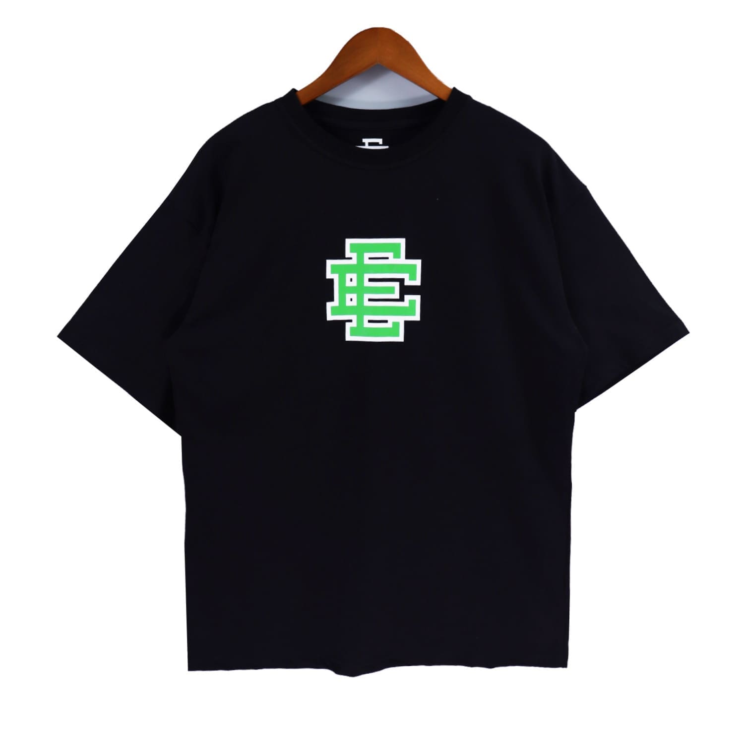 Eric Emanuel LA Letter Print Cotton Double Yarn T-Shirt for Men and Women