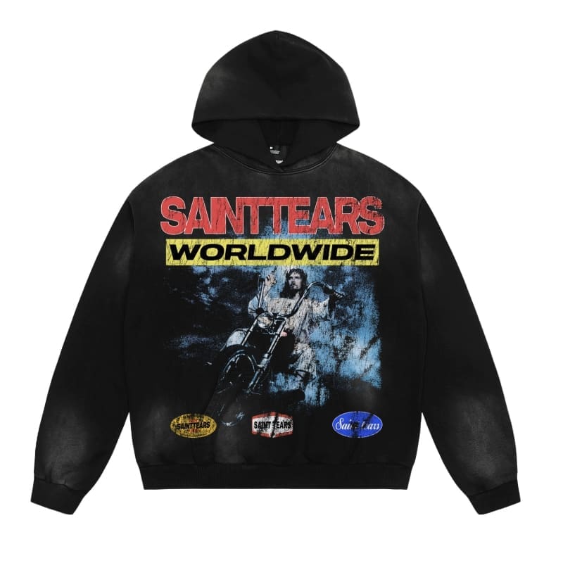 Saint Michael Denim Tears Vintage Hoodie
