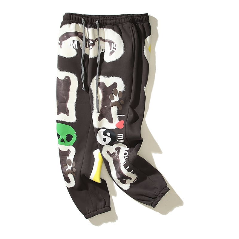 2024 Bone Print Sports Trousers