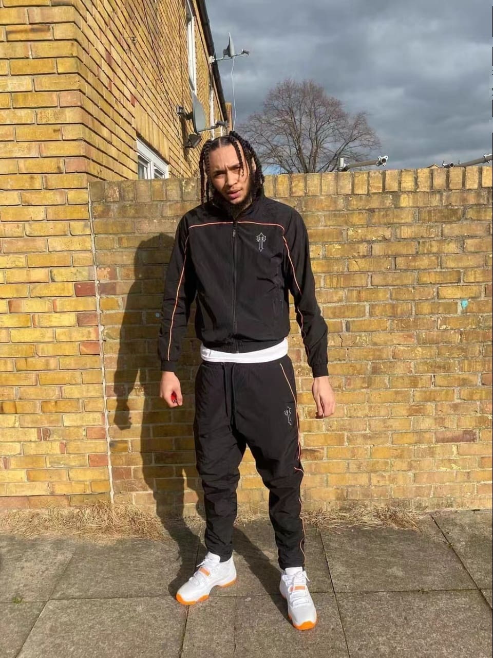 Trapstar Sports Casual Suit Embroidered Logo Zipper Cardigan and Trousers