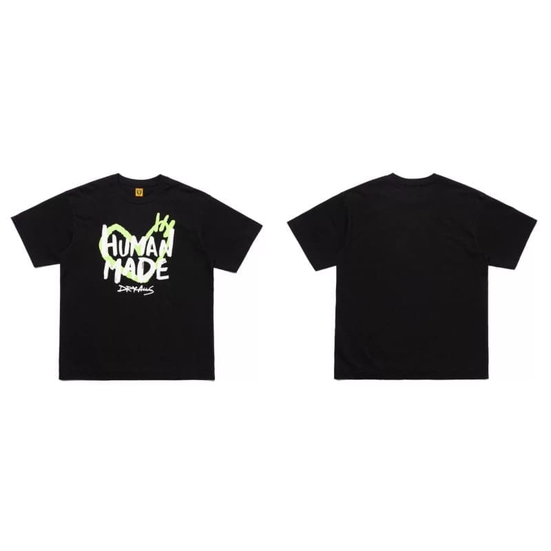 Hvm*n M*de love black short sleeve tee