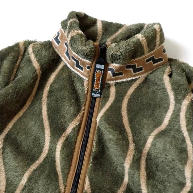 Kapital Tang Grass Polar Fleece Jacket