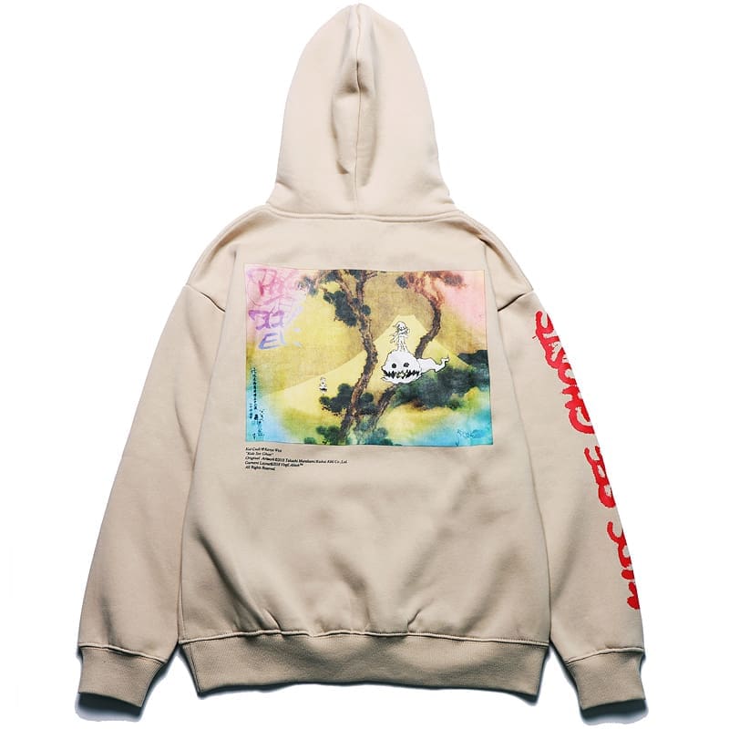 Kanye Big Talker Little Girl Meets Ghost Hoodie
