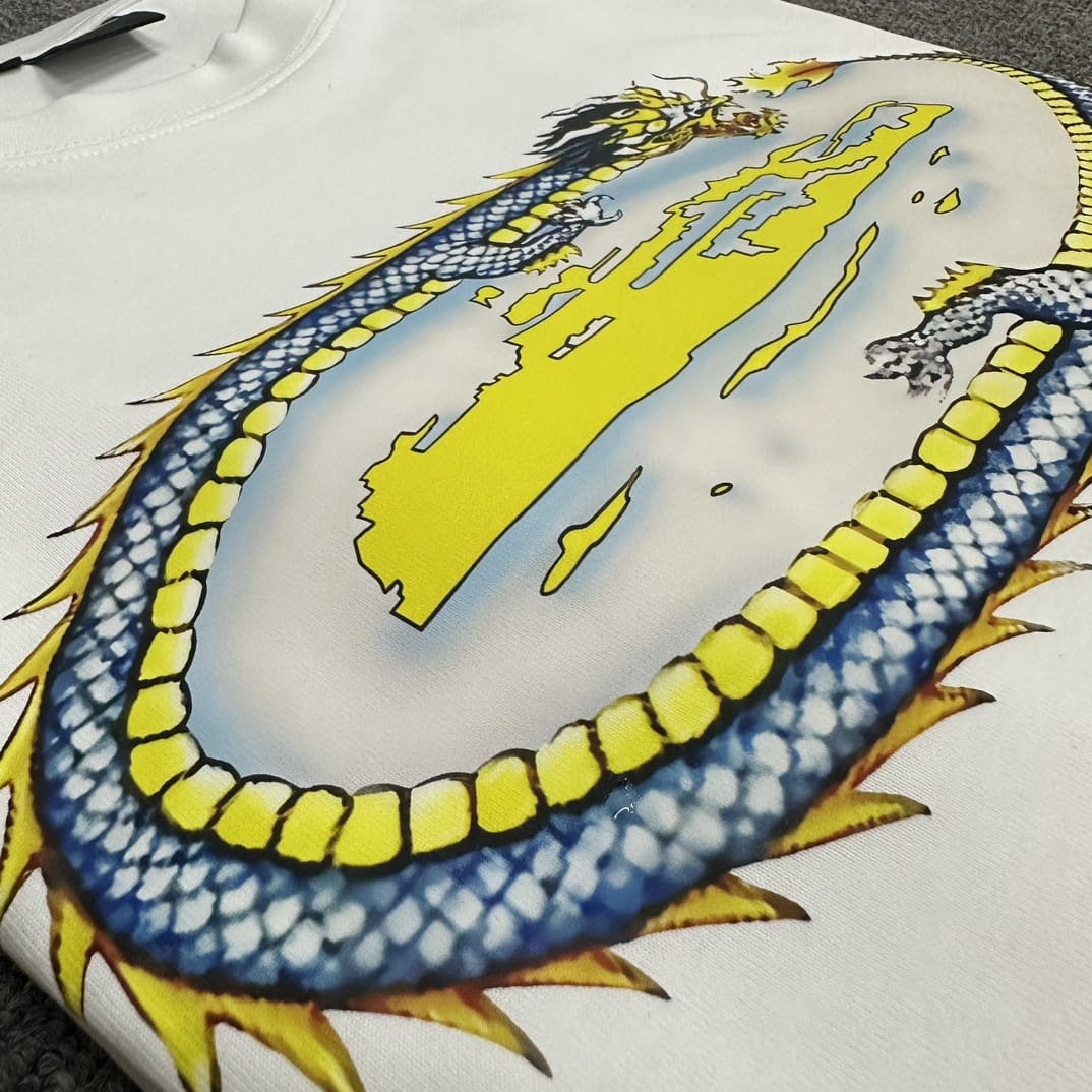 Corteiz Dragon Devil Island Prison Print Drill Culture T-Shirt