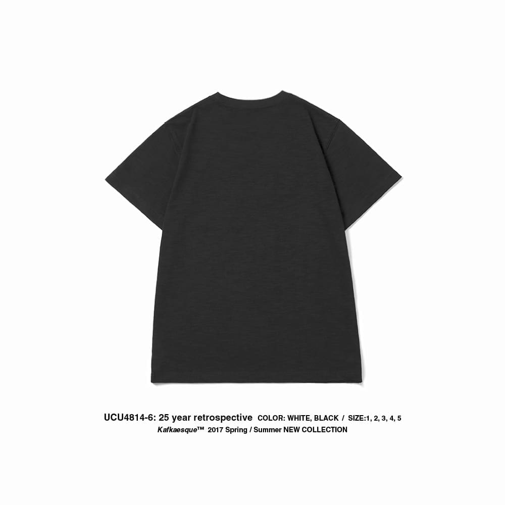 Undercover Fingerprint Big U Logo Pure Cotton T-Shirt for Men and Women