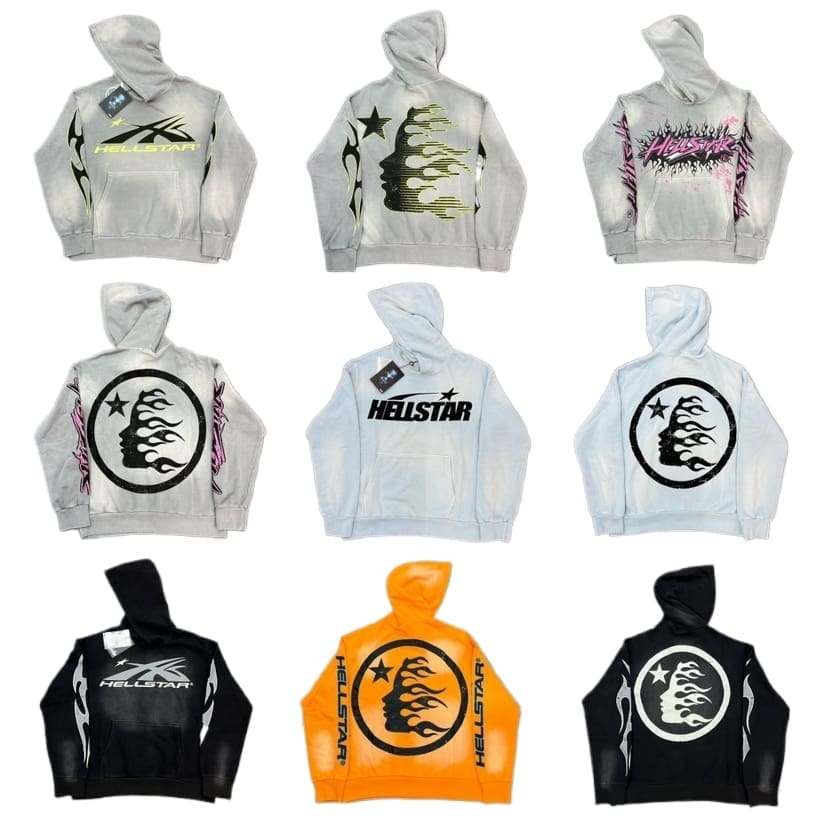 H*lst*r vintage washed big logo hoodie