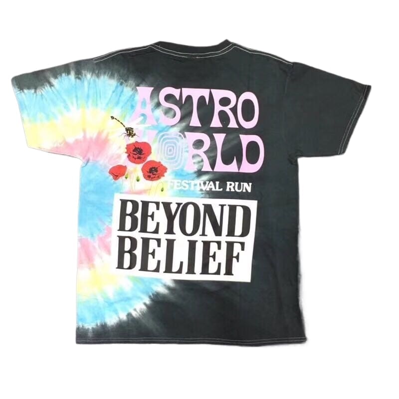 Travis Scott Astroworld Festival Run Tie Dye Tee
