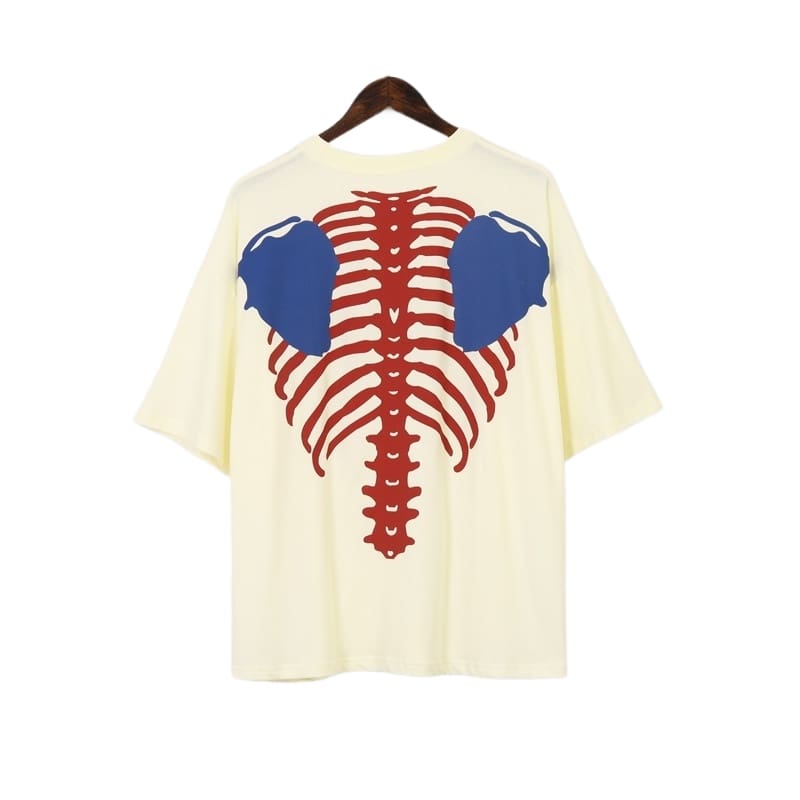 Kapital Classic Heart And Lung Skeleton T-Shirt