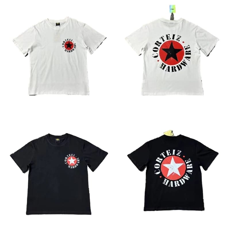 Maychao Corteiz Devil Island Letter Print T-Shirt