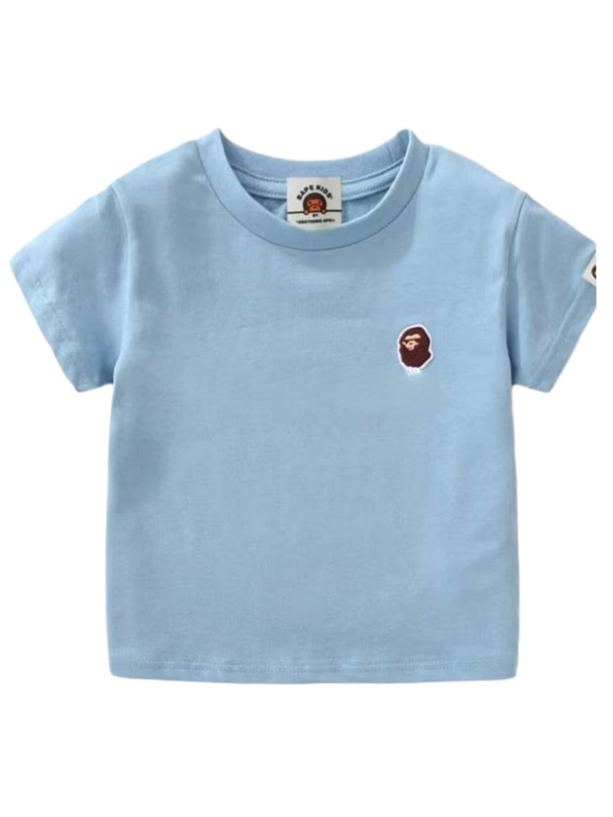 Bape Children’S Clothing Unisex Short Sleeve Tee