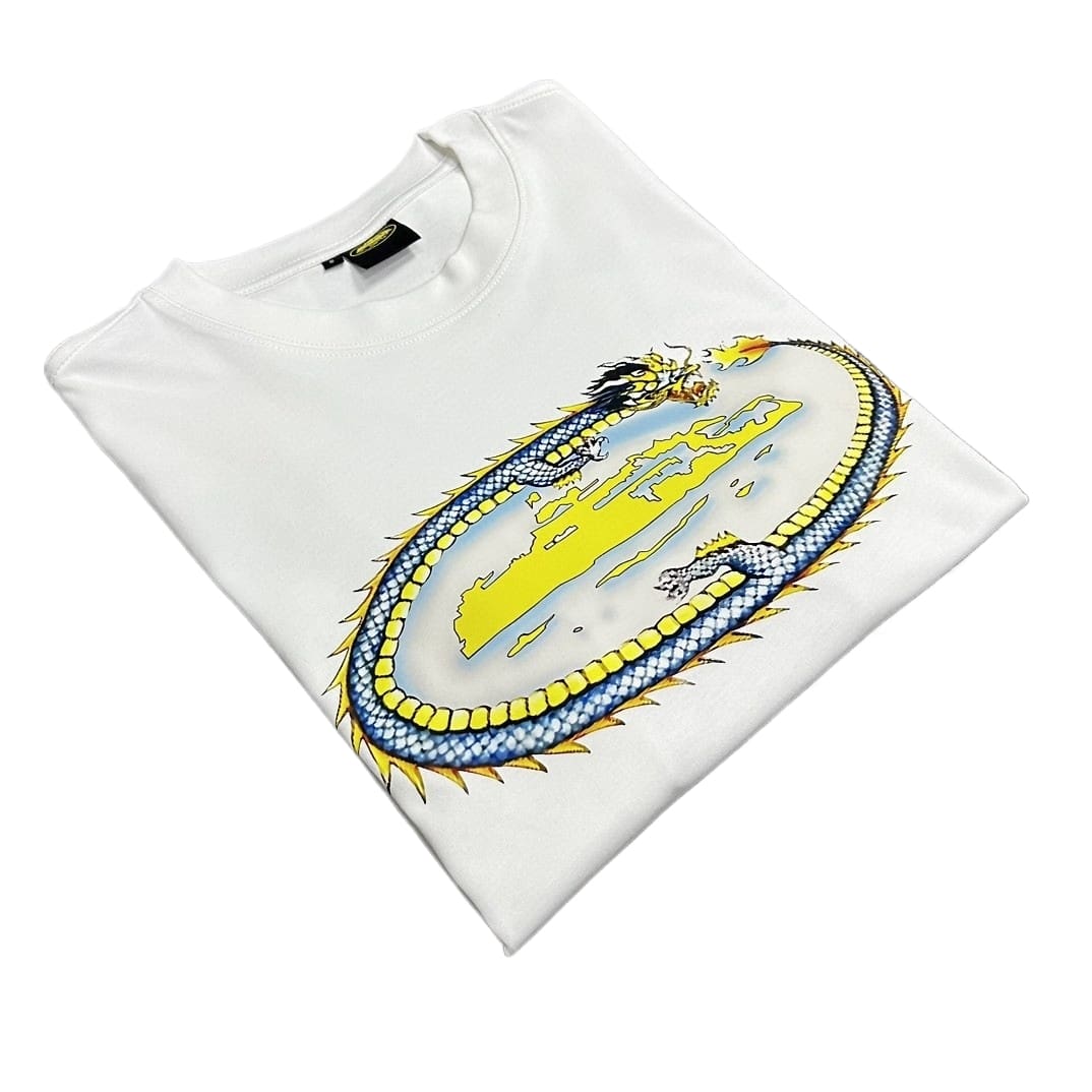 Corteiz Dragon Devil Island Prison Print Drill Culture T-Shirt